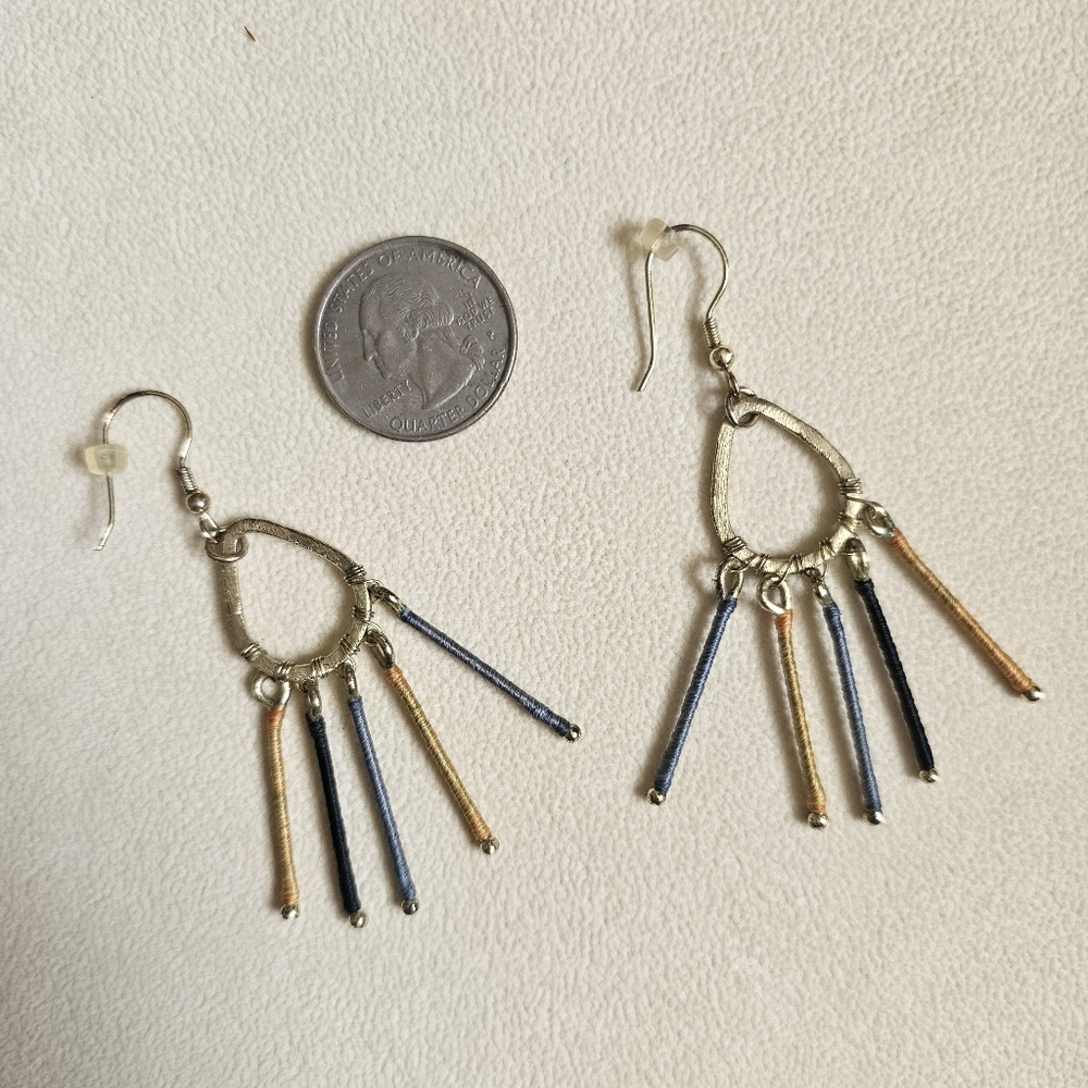 Lightweight Chandelier earrings - Earth Tones - Picture 5 of 8